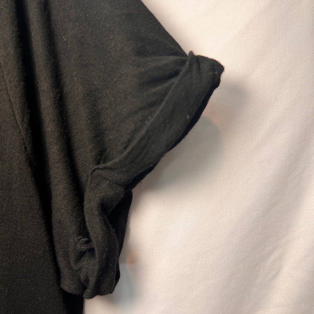 32*Cool Black Shirt Dress (Large) - Picture 4 of 5